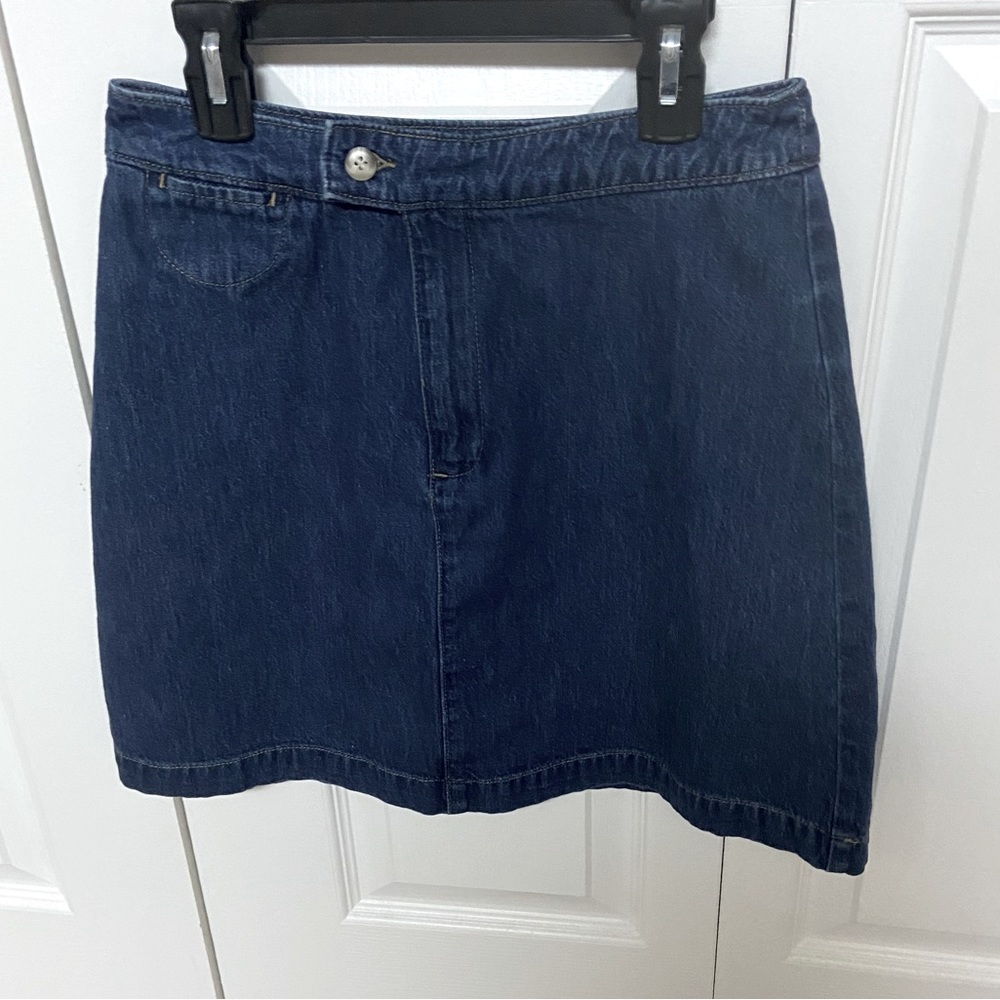 Dockers lightweight denim skirt w pocket
